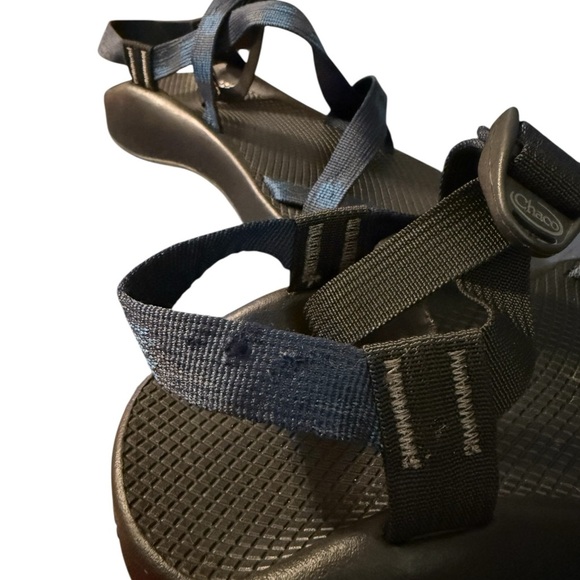 Chaco Z2 Classic Black Blue Adjustable Straps Mens Sz 11 (see description) - Picture 7 of 7